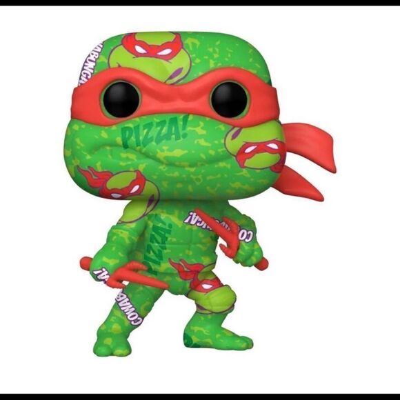 Funko Pop! Art Series Teenage Mutant Ninja Turtles RAPHAEL #57 Target NEW. - Picture 2 of 2